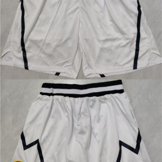 Men's Denver Nuggets White Shorts (Run Small)