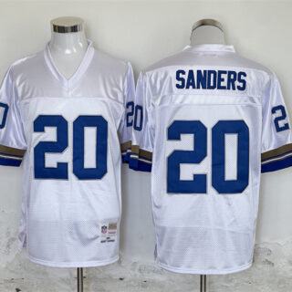 Men's Detroit Lions #20 Barry Sanders Throwback Stitched Jersey