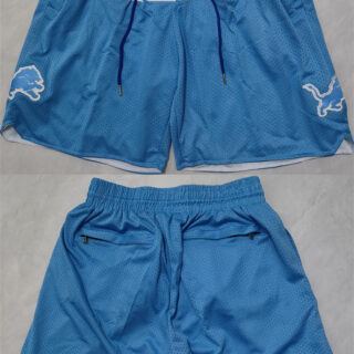 Men's Detroit Lions Blue Shorts