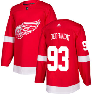 Men's Detroit Red Wings #93 Alex DeBrincat Red Stitched Jersey