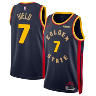 Men's Golden State Warriors #7 Buddy Hield Navy 2024 25 City Edition Stitched Basketball Jersey