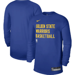 Men's Golden State Warriors Royal 2023 24 Legend On-Court Practice Long Sleeve T-Shirt