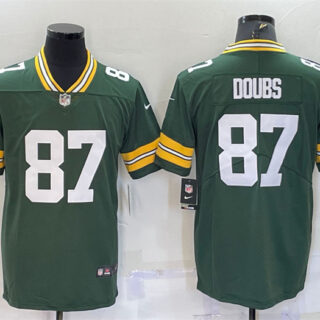 Men's Green Bay Packers #87 Romeo Doubs Green Vapor Untouchable Limited Stitched Jersey