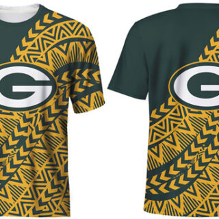 Men's Green Bay Packers Yellow-Green T-Shirt