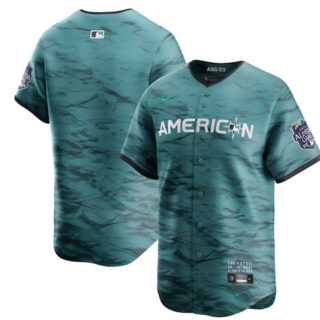 Men's Houston Astros Blank Teal 2023 All-Star Cool Base Stitched Baseball Jersey