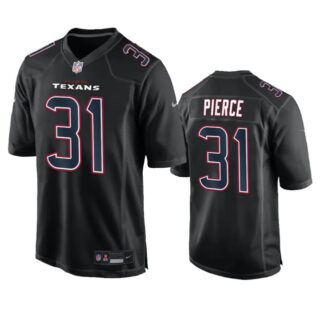 Men's Houston Texans #31 Dameon Pierce Black Fashion Vapor Untouchable Limited Stitched Football Jersey