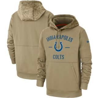 Men's Indianapolis Colts 2019 Salute To Service Sideline Therma Pullover Hoodie