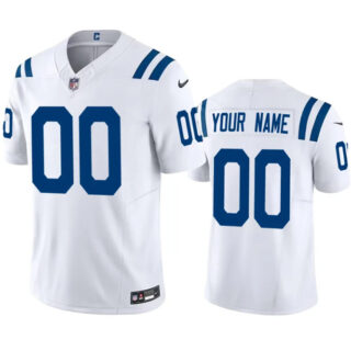 Men's Indianapolis Colts Active Player Custom White 2023 F.U.S.E Vapor Untouchable Stitched Football Jersey