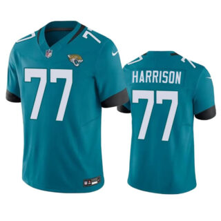 Men's Jacksonville Jaguars #77 Anton Harrison Teal 2023 F.U.S.E Vapor Untouchable Limited Stitched Jersey