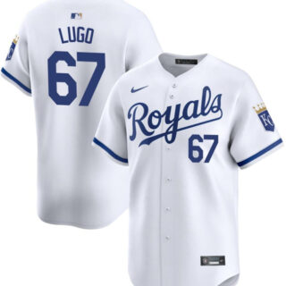 Men's Kansas City Royals #67 Seth Lugo White 2024 Home Limited Cool Base Stitched Baseball Jersey