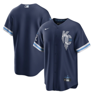 Men's Kansas City Royals Blank 2022 Navy City Connect Cool Base Stitched Jersey