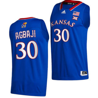 Men's Kansas Jayhawks Custom Royal Stitched Basketball Jersey
