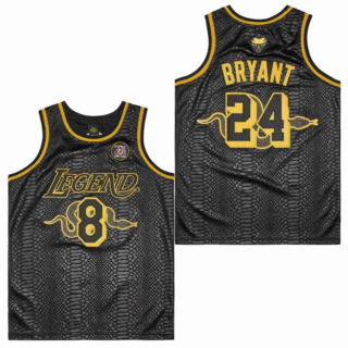 Men's Legend #24 Kobe Bryant Cool Base Black Stitched Baskeball Jerseys