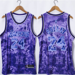 Men's Los Angeles Lakers #24 Kobe Bryant 2023 Purple Stitched Basketball Jersey