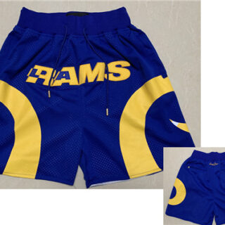 Men's Los Angeles Rams Royal Blue Just Don Shorts
