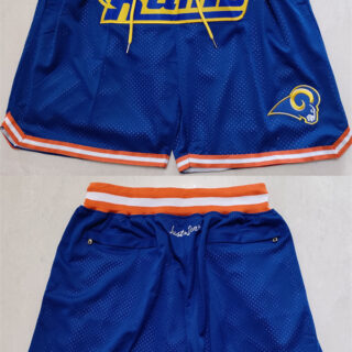 Men's Los Angeles Rams Royal Shorts (Run Small)