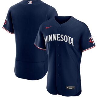 Men's Minnesota Twins Blank Navy 2023 Flex Base Stitched Jersey