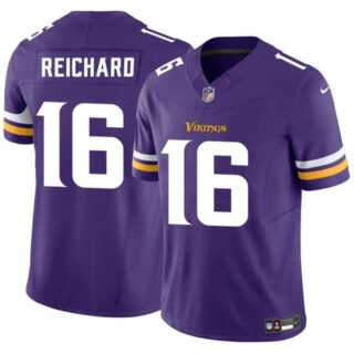 Men's Minnesota Vikings #16 Will Reichard Purple 2024 F.U.S.E. Vapor Untouchable Limited Stitched Jersey