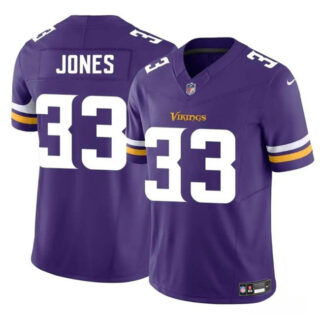 Men's Minnesota Vikings #33 Aaron Jones Purple F.U.S.E. Vapor Untouchable Limited Stitched Jersey