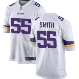 Men's Minnesota Vikings #55 Za'Darius Smith White Stitched Jersey