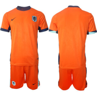 Men's Netherlands Custom Orange 2024-25 Home Soccer Jerseys