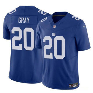 Men's New York Giants #20 Eric Gray Blue 2023 F.U.S.E. Vapor Untouchable Limited Stitched Jersey