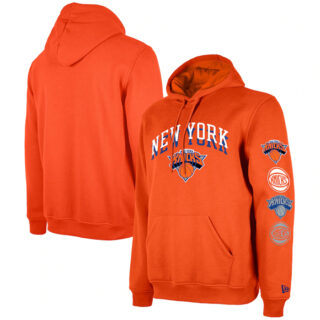 Men's New York Knicks Orange 2023 24 City Edition Pullover Hoodie