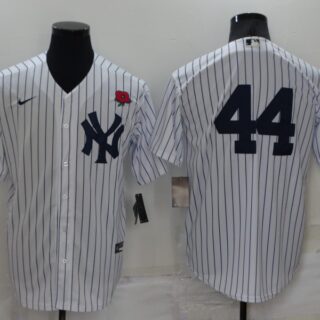 Men's New York Yankees #44 Reggie Jackson White Cool Base Stitched Baseball Jerseys