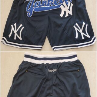Men's New York Yankees Navy Shorts (Run Small)