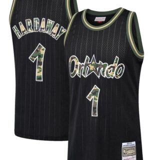 Men's Orlando Magic #1 Penny Hardaway Black Stitched Jersey
