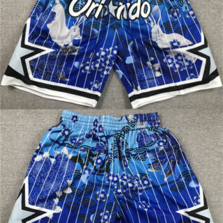 Men's Orlando Magic Blue Shorts(Run Small)