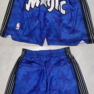 Men's Orlando Magic Blue Shorts(Run Small)