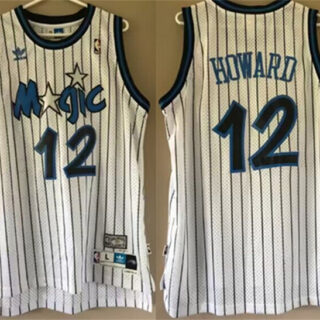 Men's Orlando Magic Men's Orlando Magic #12 Dwight Howard White Stitched JerseyWhite Stitched Jersey
