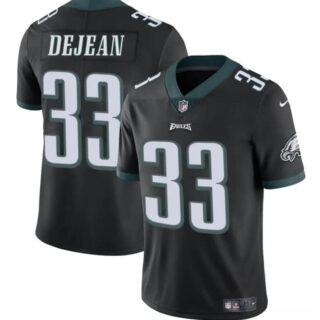 Men's Philadelphia Eagles #33 Cooper DeJean Black 2024 Draft Vapor Untouchable Limited Stitched Football Jersey
