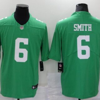 Men's Philadelphia Eagles #6 DeVonta Smith Light Green 2021 Vapor Untouchable Stitched NFL Nike Limited Jersey