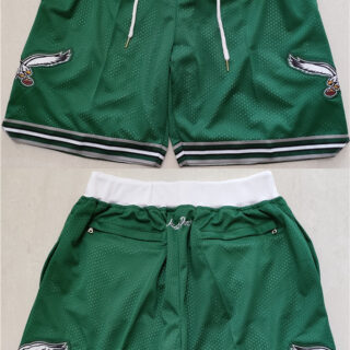 Men's Philadelphia Eagles Green Shorts (Run Small)