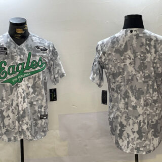 Men's Philadelphia Eagles big logo 2024 F.U.S.E Arctic Camo Salute To Service Limited Stitched Jerseys