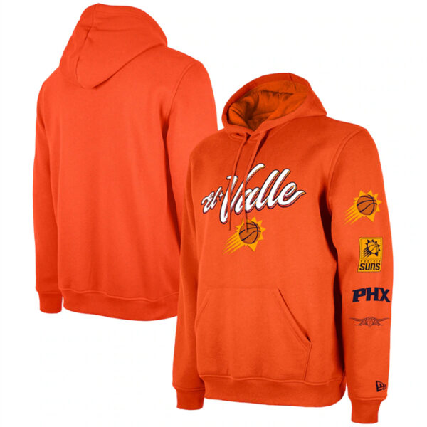 Men's Phoenix Suns Orange 2023 24 City Edition Pullover Hoodie