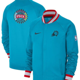Men's Phoenix Suns Turquoise 2022 23 City Edition Full-Zip Jacket