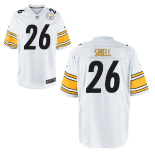 Men's Pittsburgh Steelers #26 Benny Snell Jr White Vapor Limited Jersey