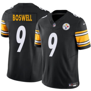 Men's Pittsburgh Steelers #9 Chris Boswell Black 2024 F.U.S.E. Vapor Untouchable Limited Stitched Jersey