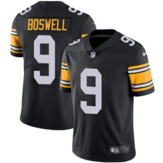 Men's Pittsburgh Steelers #9 Chris Boswell Black Vapor Untouchable Stitched Jersey