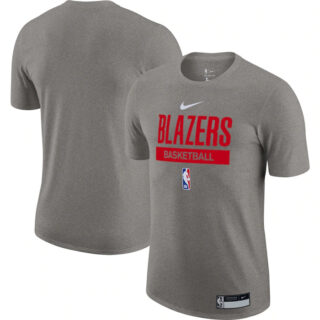 Men's Portland Trail Blazers Grey 2022 23 Legend On-Court Practice Performance T-Shirt