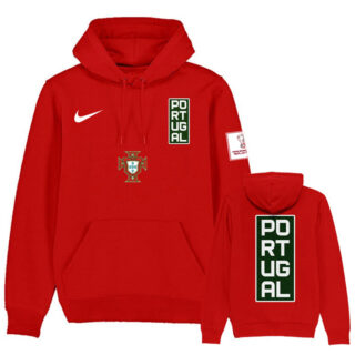 Men's Portugal Red 2022 FIFA World Cup Soccer Hoodie 2