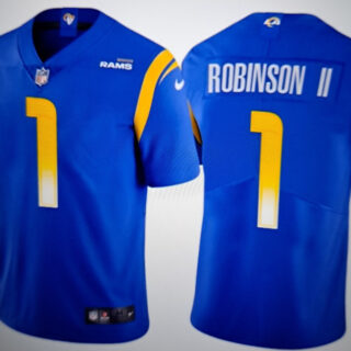 Men's Rams #1 Robinson II Vapor Limited Jersey