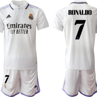 Men's Real Madrid Home #7 Ronaldo Jersey
