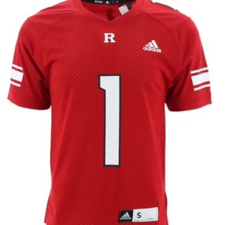 Men's Rutgers Scarlet Knights #1 Red Stitched Jersey
