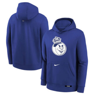 Men's Sacramento Kings Blue 2024 25 City Edition Fleece Club Pullover Hoodie