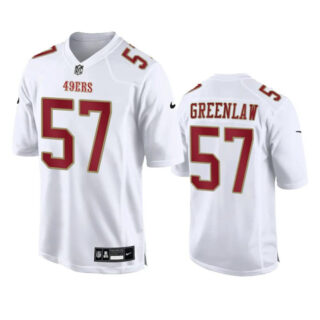 Men's San Francisco 49ers #57 Dre Greenlaw White Fashion Vapor Untouchable Limited Stitched Football Jersey