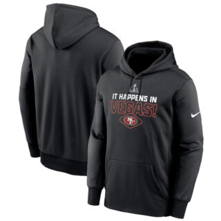 Men's San Francisco 49ers Black Super Bowl LVIII Lockup Pullover Hoodie